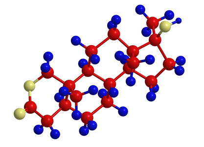 激素氧雄酮Oxandrinanavar的分子结构