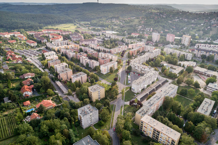 Zalaegerszeg 匈牙利的街区房屋