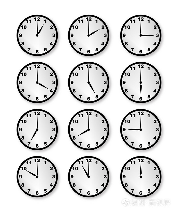 时钟插画-正版商用图片0fr6m7-摄图新视界