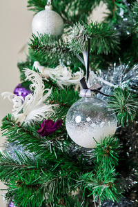 装饰的圣诞树