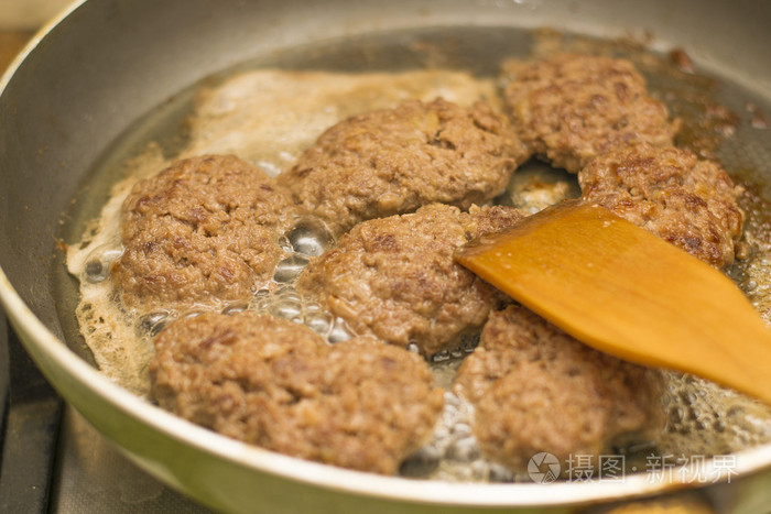 煎炸肉饼