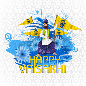 庆祝旁遮普节 Vaisakhi 背景