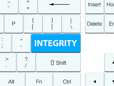 完整性青色蓝色键盘按钮