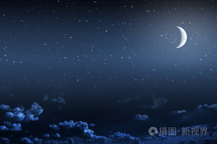 夜空的星星与满月背景照片 正版商用图片0frsks 摄图新视界 夜空的星星与满月背景照片 正版商用图片0frsks 摄图新视界