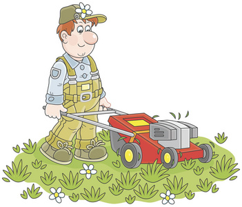 草坪割草机刀图片