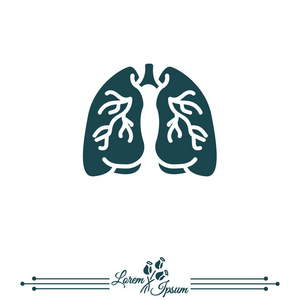 肺 web 图标