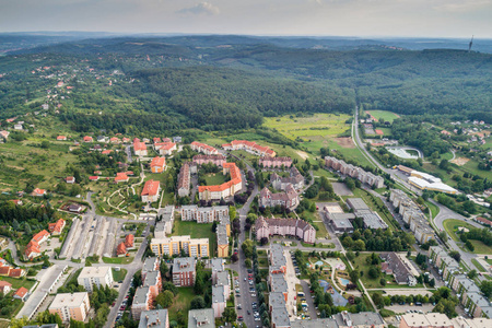 Zalaegerszeg 匈牙利的街区房屋