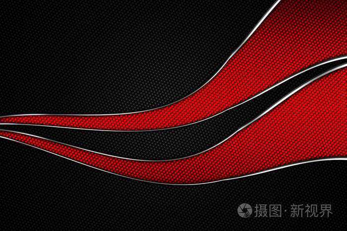 红色和黑色的金属背景