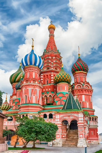 圣瓦西里大教堂,俄罗斯莫斯科红场照片