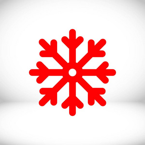 scresnowflake 图标股票矢量插图平面设计