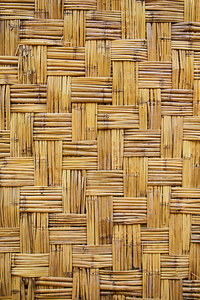 竹子的泰国手工编织图案