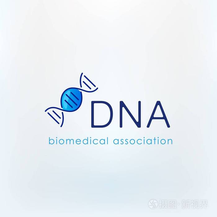 生物医学公司的糖果 Dna 标识。一个明亮的糖果形式的遗传学符号