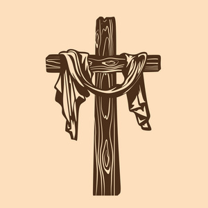 十字架简笔画 耶稣图片
