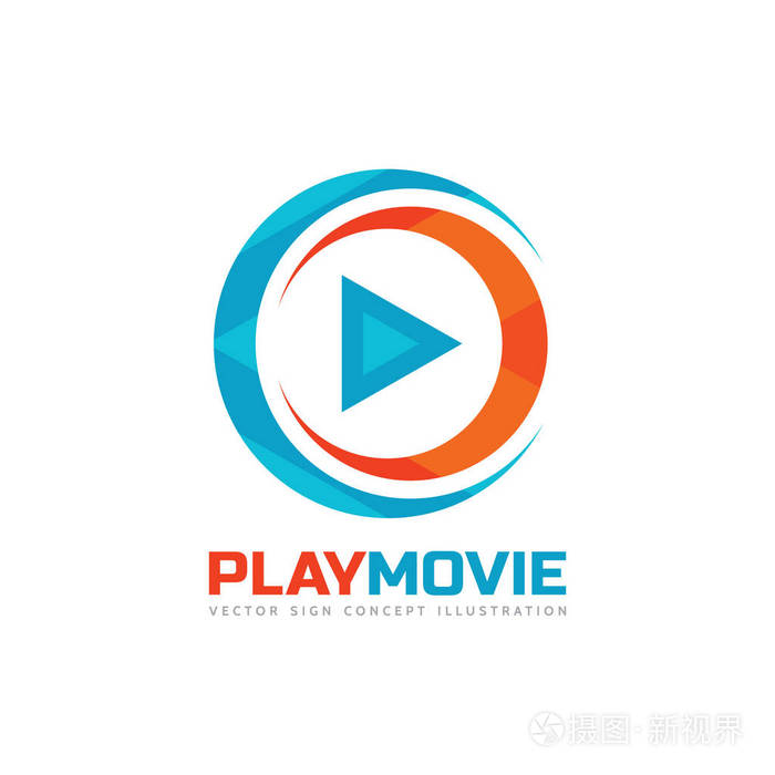 音乐或电影播放器图标应用程序.多媒体的标志.数字电视符号.