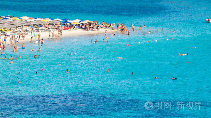 Tuerredda，在撒丁岛最美丽的海滩之一