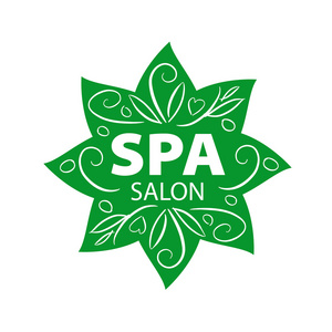 Spa 沙龙营养矢量标志