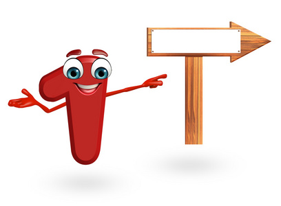 卡通人物的九个数字与符号图片