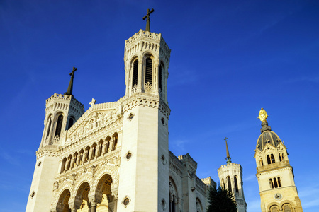 在法国里昂 Notre Dame 圣母院