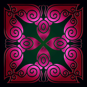 简单圆形纹样图片