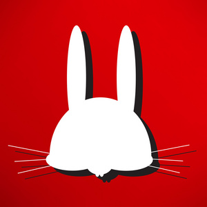 兔子，动物，复活节图标