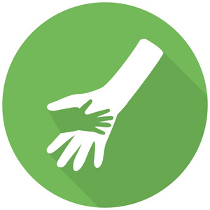 关爱人类关爱的手,帮助图标照片