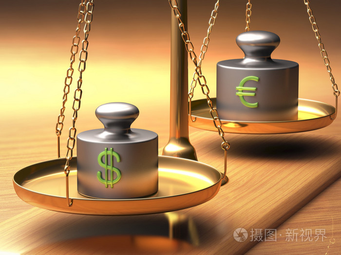 称重两种货币的公正天平
