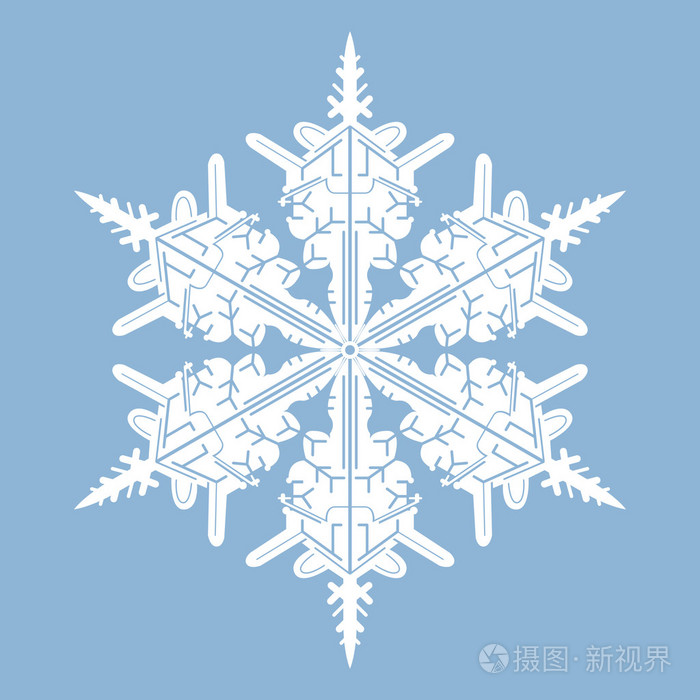 雪花插画-正版商用图片0ftqzn-摄图新视界