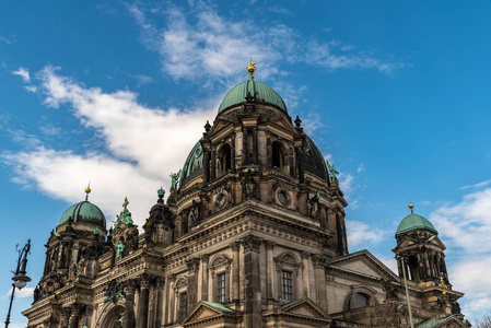 大教堂的侧面透视在柏林图片