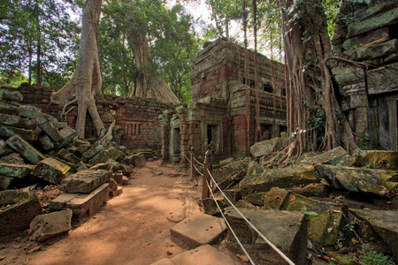柬埔寨吴哥庙塔普伦寺