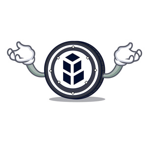 手上 bancor 硬币字符卡通