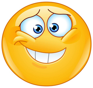 尴尬的不安全的表情照片