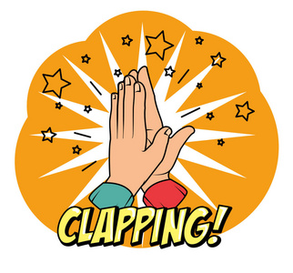 鼓掌拍手图片-鼓掌拍手素材-鼓掌拍手插画-摄图新视界