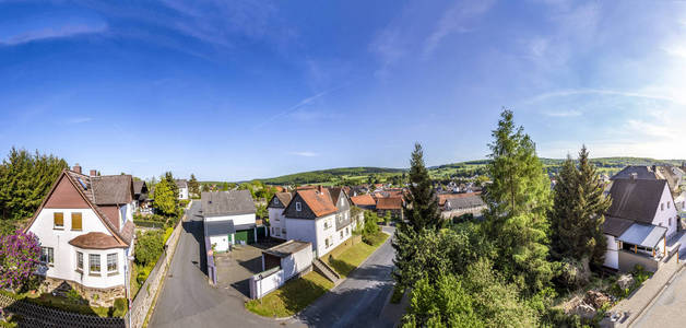 风景秀丽的 Brandoberndorf 村, Waldsolms 在 Germa