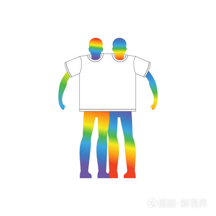 彩虹色的 lgbt