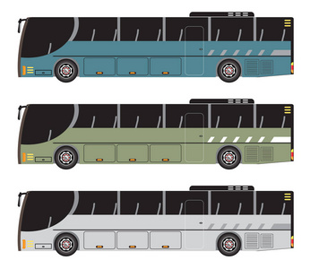 城市公交车矢量分离一套