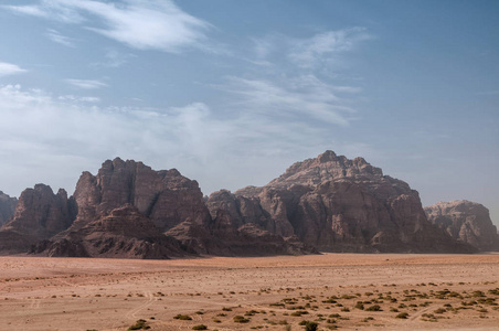 Wadi rum 沙漠景观