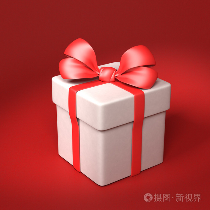 礼品盒.3d 渲染
