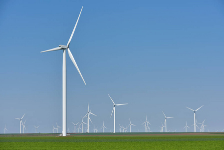 风电场可再生能源对晴空蓝天的新天地