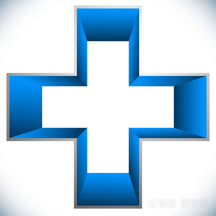 医疗十字图标插画-正版商用图片0fujdk-摄图新视界