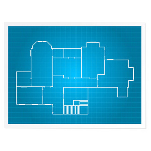 建筑背景盖规划蓝图
