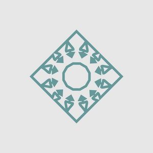 抽象菱徽章