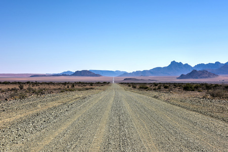 砂石道路纳米比亚