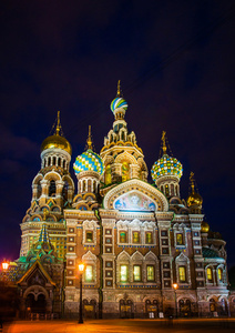 在俄罗斯圣彼得堡滴血教堂图片