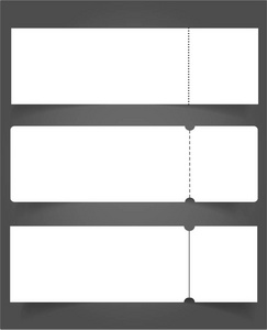 空白优惠券样机空白事件演唱会门票样机模板.