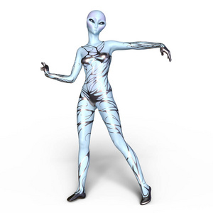 外星人的女性一个女外星人 3d cg 渲染照片
