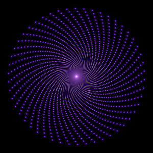 米饭单点旋风般的小圆圈会聚在一个单点照片