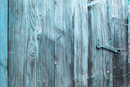 旧的蓝色的自然形态的木材纹理