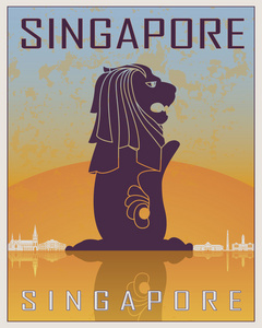新加坡明信片图片