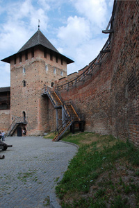 卢茨克城堡的入口塔