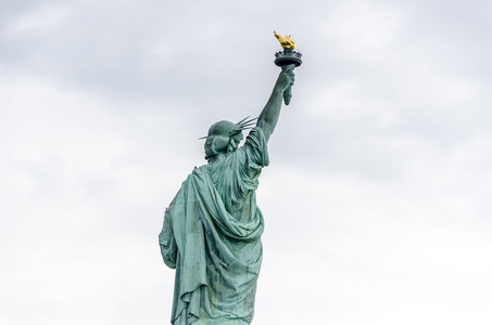 在纽约的自由女神像